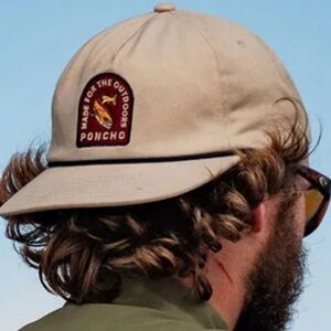 PONCHO MENS REDFISH ROPE CAP